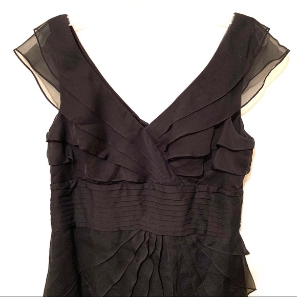 Adrianna Papell Occasions Layered Black Dr… - Picture 3 of 8